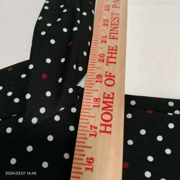 MNG by Mango Basics Shift Long Sleeves Polka dots Dress size Medium - Picture 7 of 7